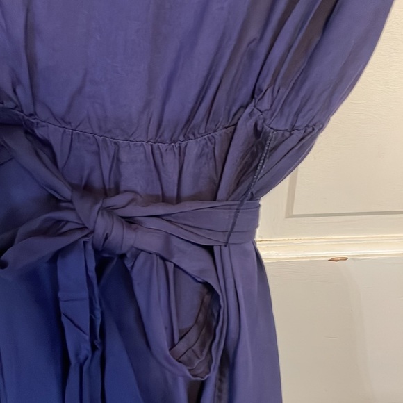 Rare Anthropologie Maeve blue/Purple Embroidered Floral Lace Dress Small - Picture 6 of 14